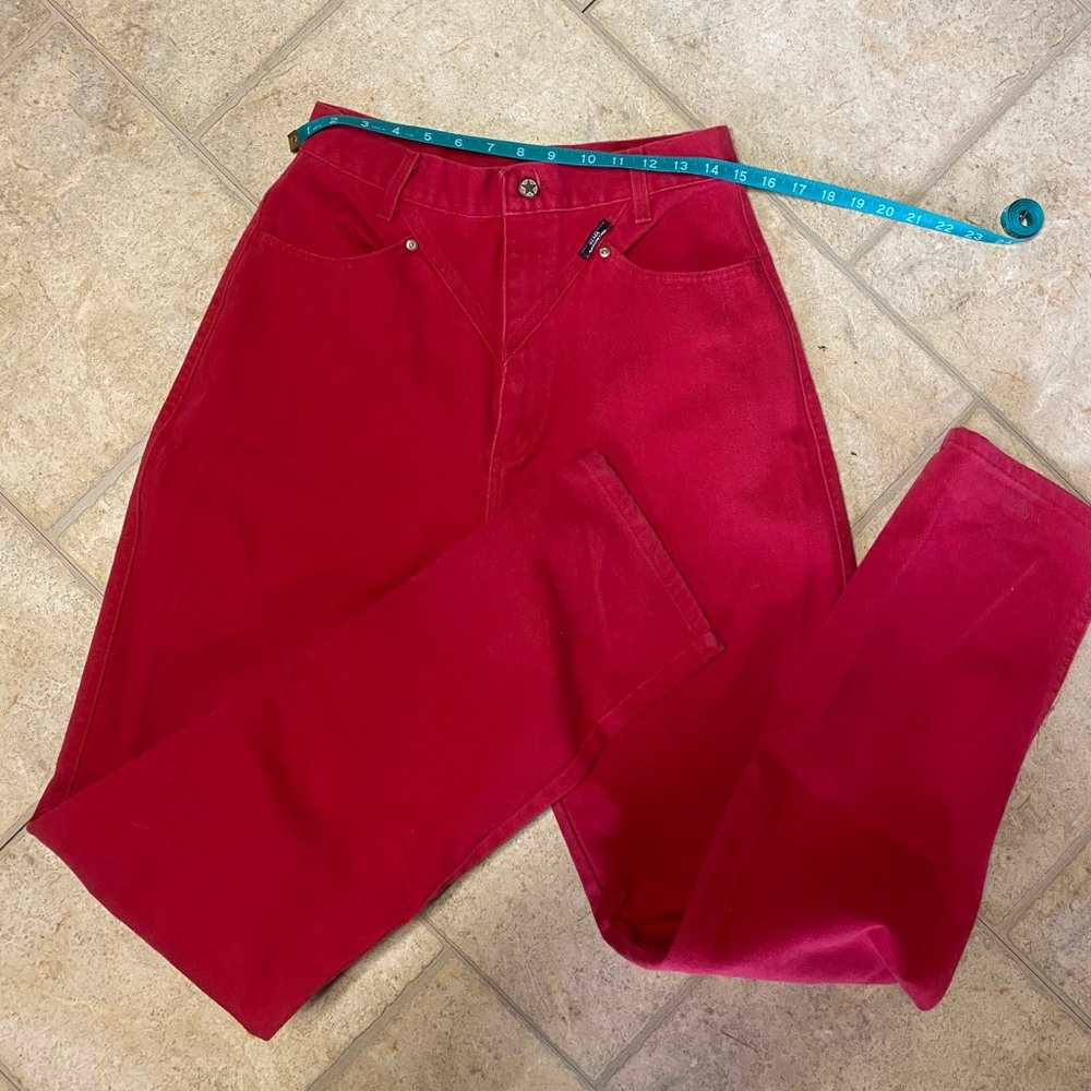 Vintage Red Ozark Mountain Jeans